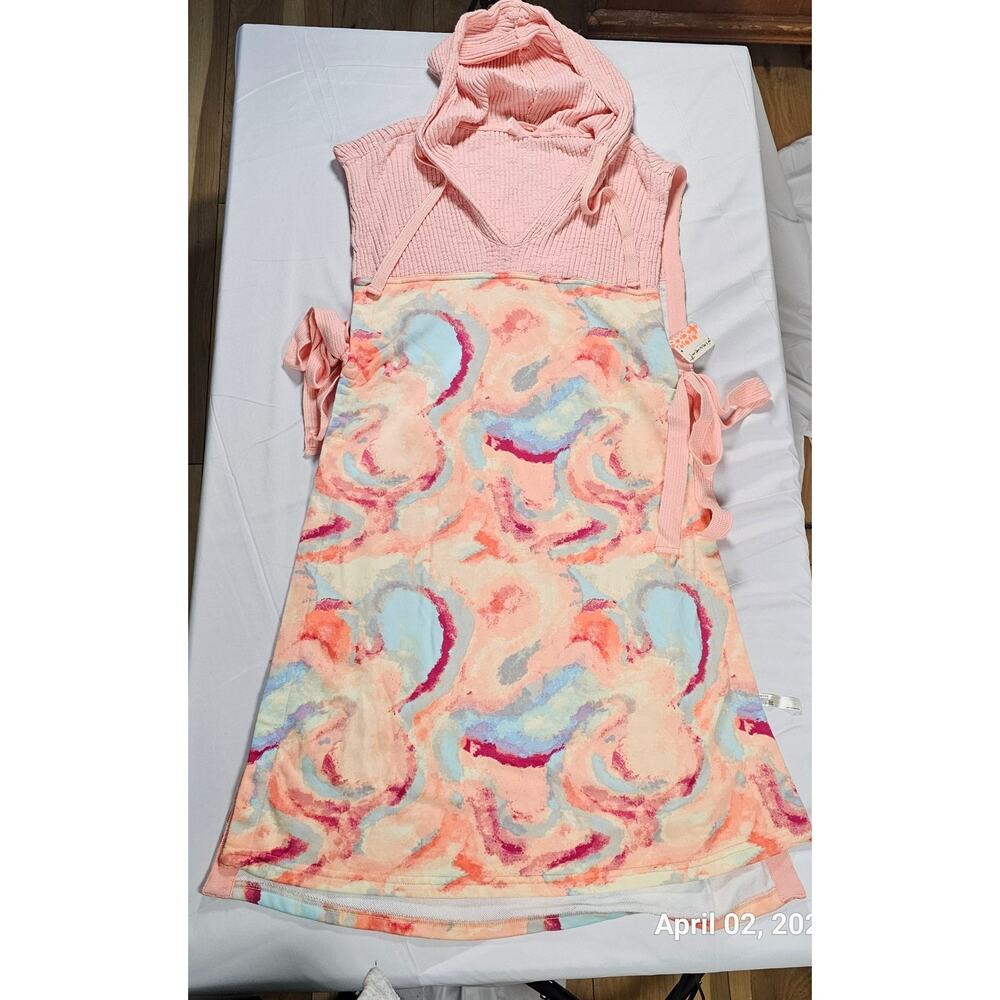 Free People Movement Set Medium Tie Dye Hoodie Top & Flare Pants NWT